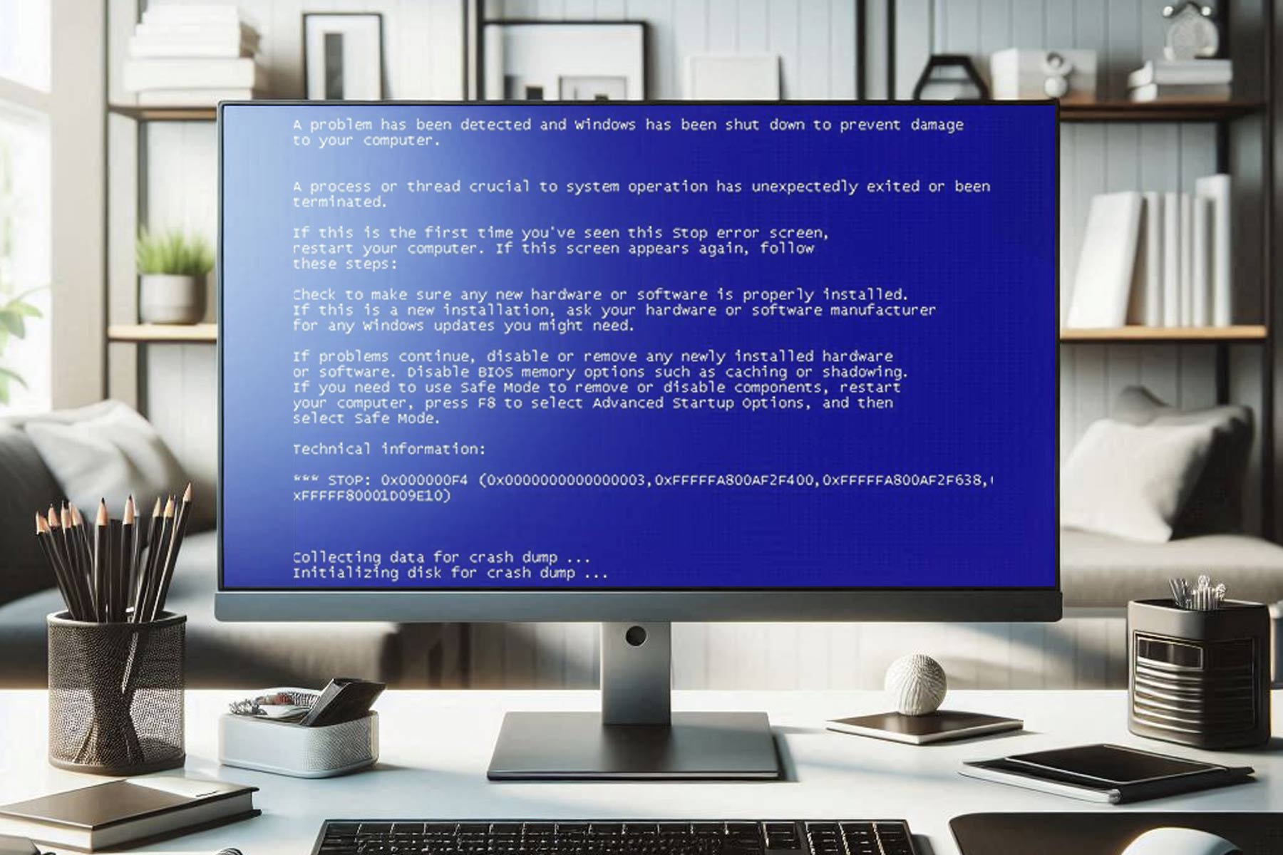 0x000000f4 Blue Screen