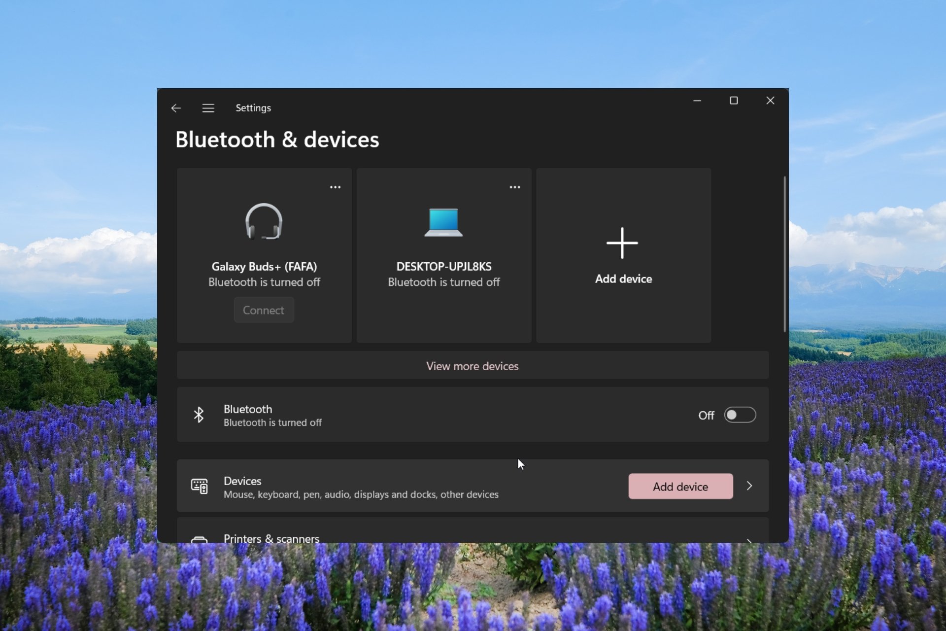 Pairing Multiple Bluetooth Devices windows