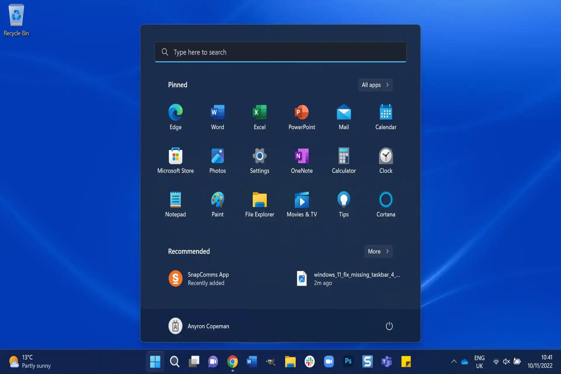 windows 11 taskbar not switching apps