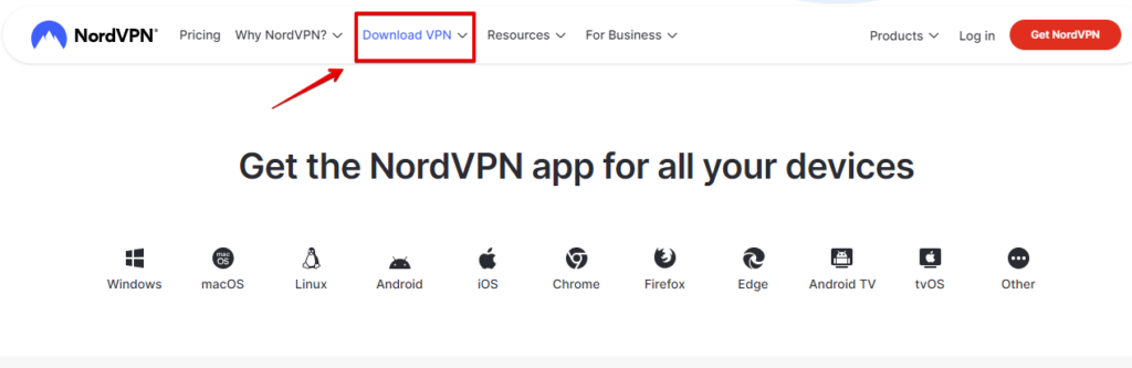 Download the NordVPN