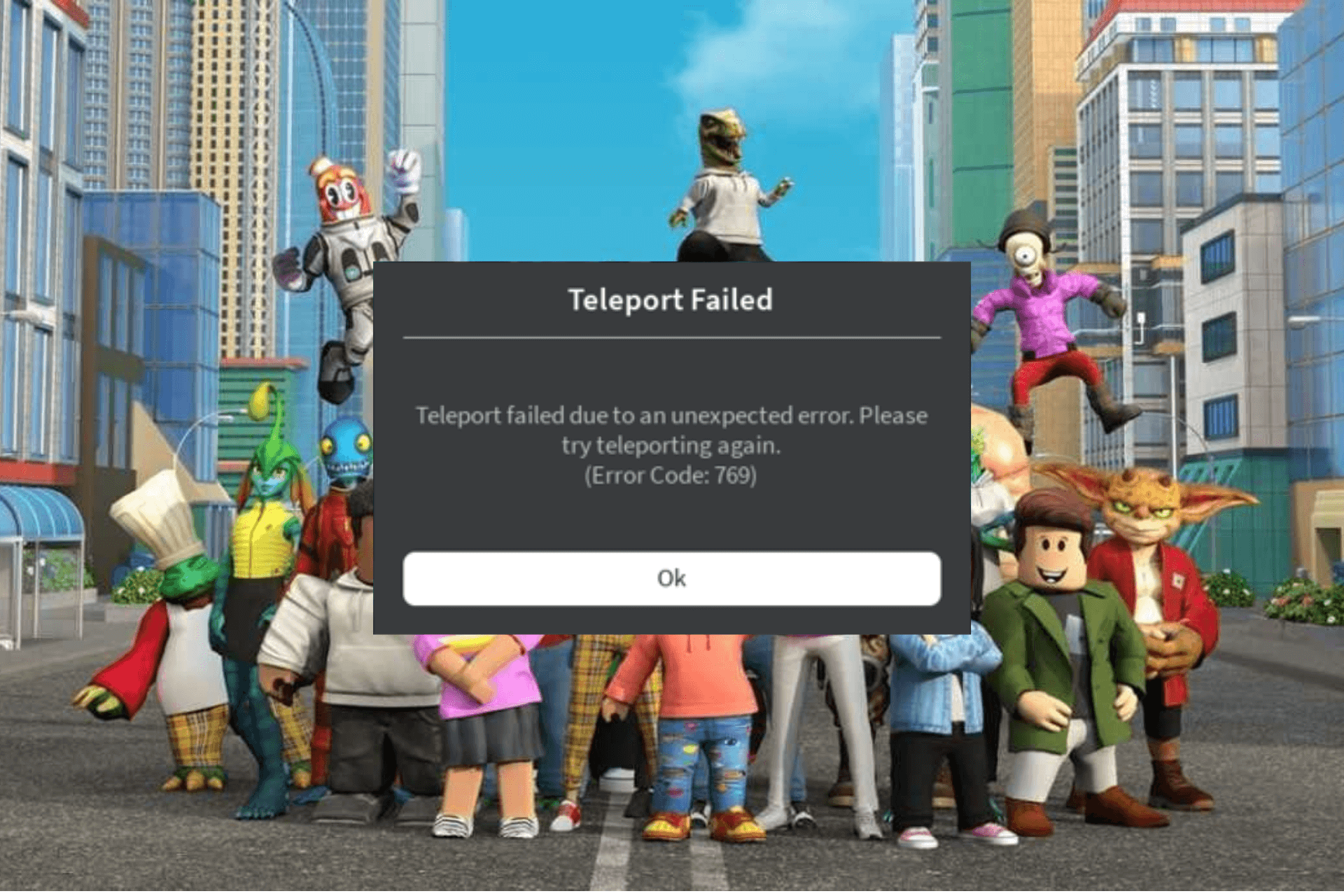 How to Fix Roblox Error Code 769 Teleport Failed